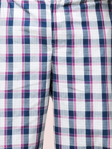 Iconic Purple & Blue Pyjama Pants